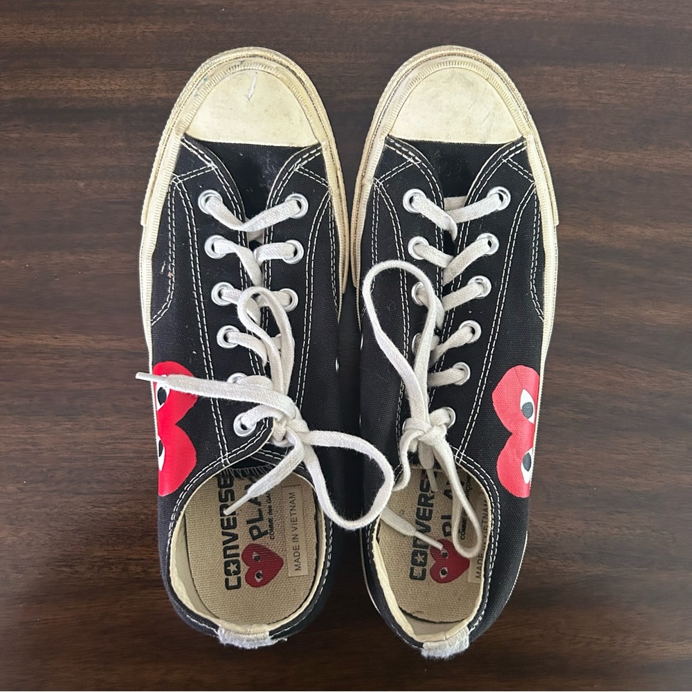 Comme Des Garcons Play x Converse Low Top Size 8 Sneakers Streetwear